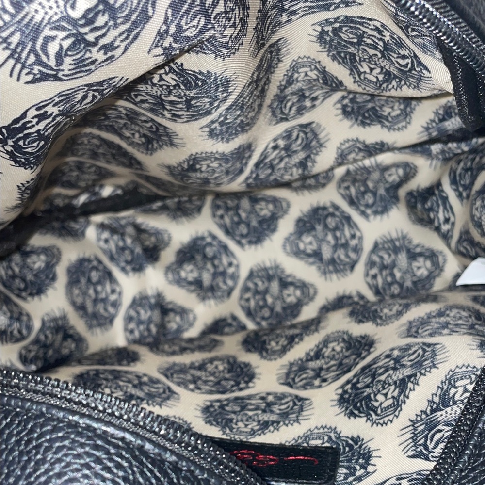 Ed Hardy Black Backpack with Colorful Tattoo Art - Picture 10 of 11